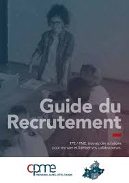GUIDE DU RECRUTEMENT