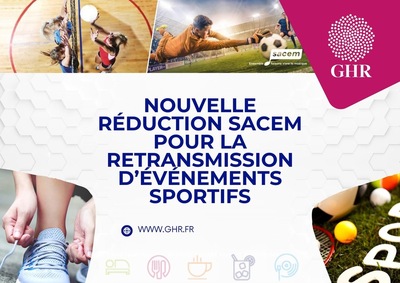 Nouvelle rduction sacem pour la retransmission d'vnements sportifs 